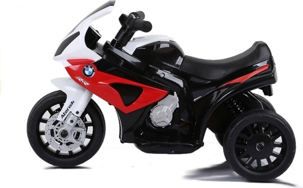 Motor cu acumulator BMW S1000RR cu trei roți roșu