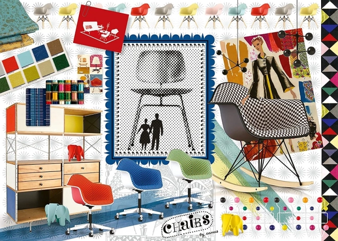 Puzzle Ravensburger 1000 piese Eames Design Classics