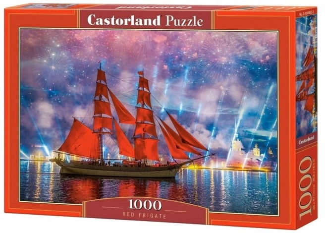 Puzzle Fregata Roșie 1000 piese