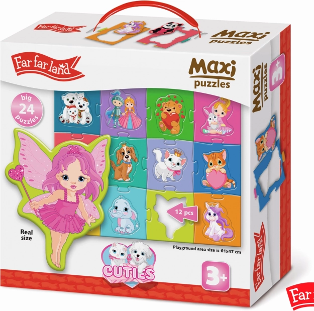 Maxi Puzzle Far Far Land personaje drăguțe