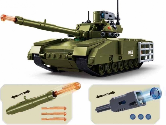 Set de Construcție Tanc Armata Sluban Army