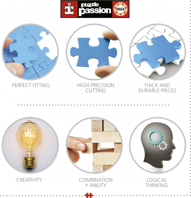 Puzzle Educa Papagali 500 piese