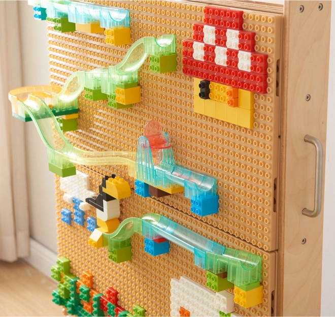 Set de construcție pistă cu bile STEM Masterkidz 359 piese