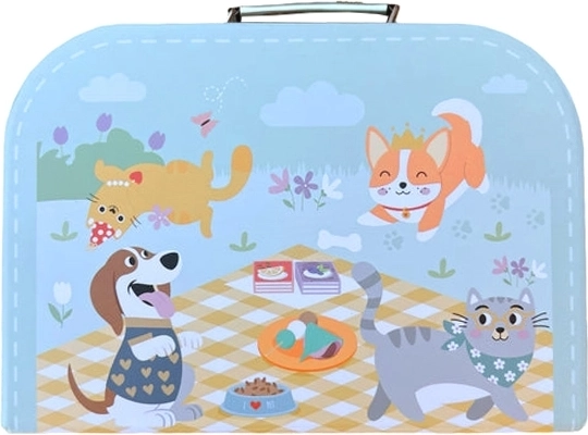 Set de Picnic din Lemn cu Fructe de Tăiat
