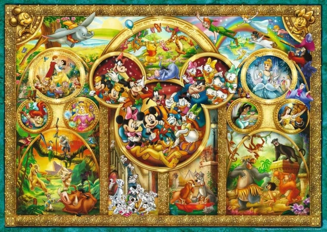 Puzzle cu cei mai buni din Disney 1000 de piese