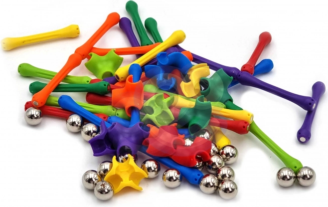 Blocuri magnetice de construcție Woopie Puzzle Creativ 180 buc