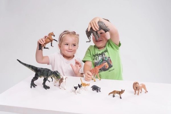 Veveriță roșcată din plastic 9cm în săculeț