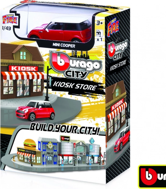Model metalic mașină Bburago City 1:43 Magazin