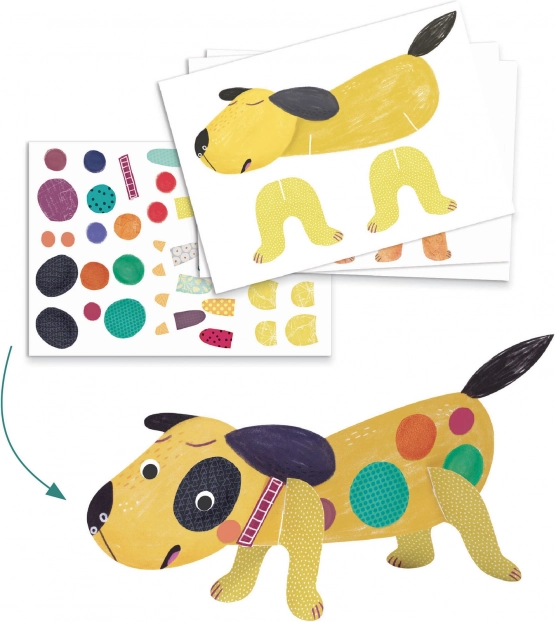 DJECO set creativ Casă plină de animale