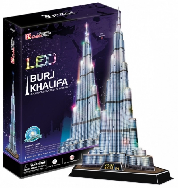 Set puzzle LED Burj Khalifa