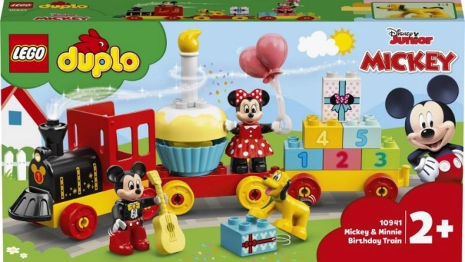 Trenuleț de aniversare Mickey și Minnie LEGO DUPLO Disney