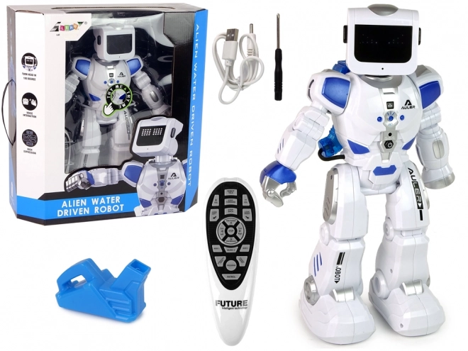 Robot interactiv pe apă cu telecomandă