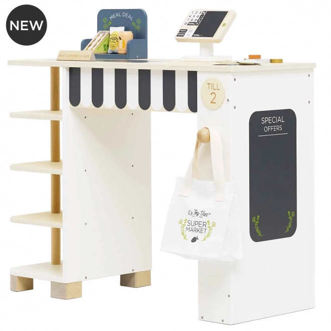 Stand de vânzare Le Toy Van cu casă de marcat și accesorii