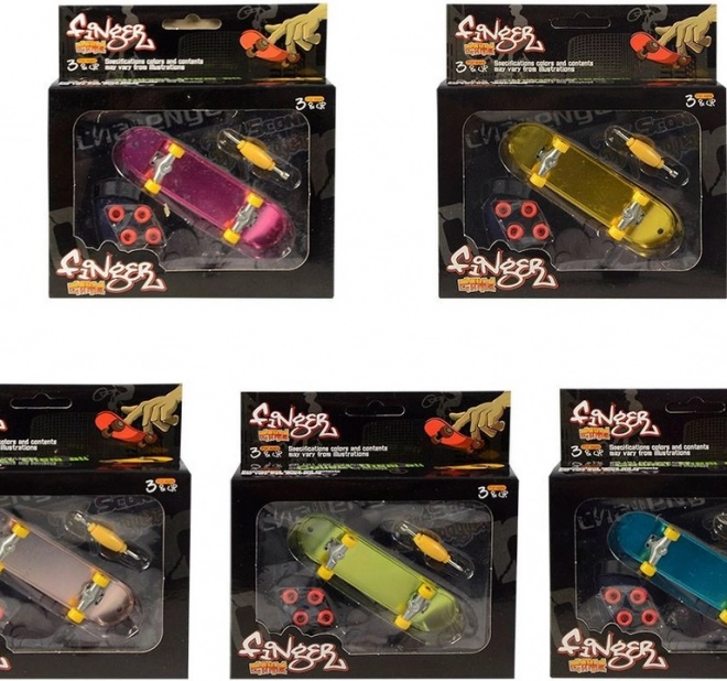 Skateboard de deget Metalic 9 cm