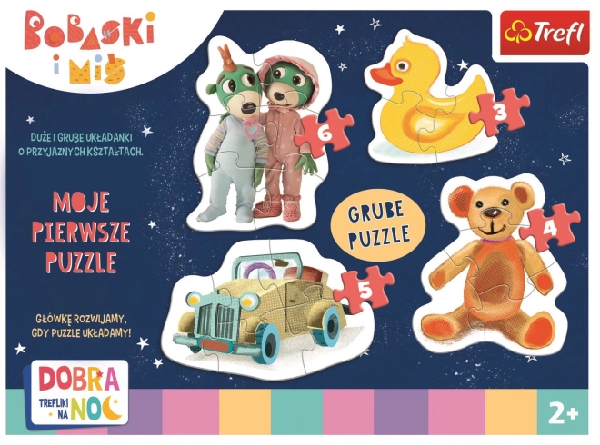 Puzzle baby classic Dobranoc cu Trefliki