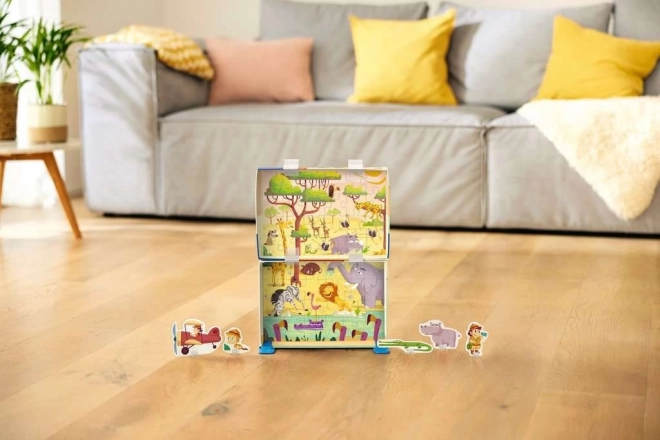 Puzzle și joc: Safari de la Ravensburger
