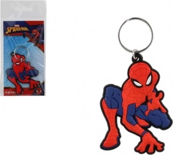 breloc din cauciuc Spiderman care trage pânze de păianjen