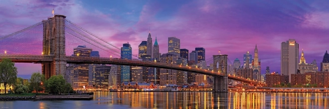 Puzzle panoramic Brooklyn Bridge New York 1000 piese Eurographics