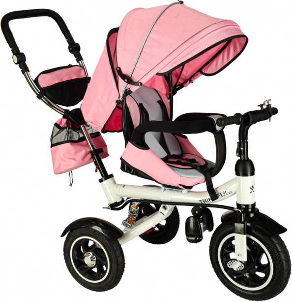 Tricicleta Copii Trike Fix V3 cu Scaun Rotativ și Copertină