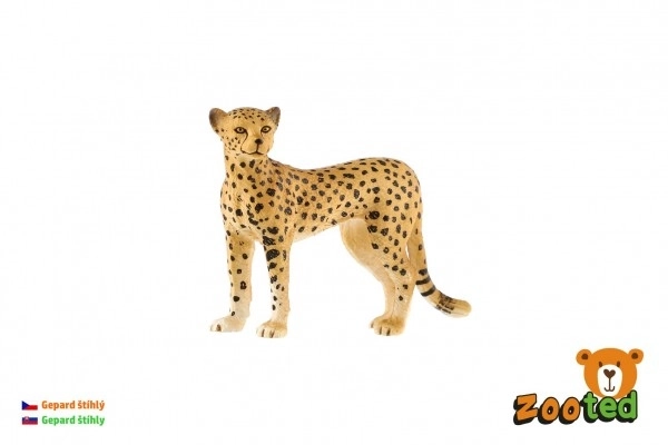 Ghepard din plastic 8cm în săculeț