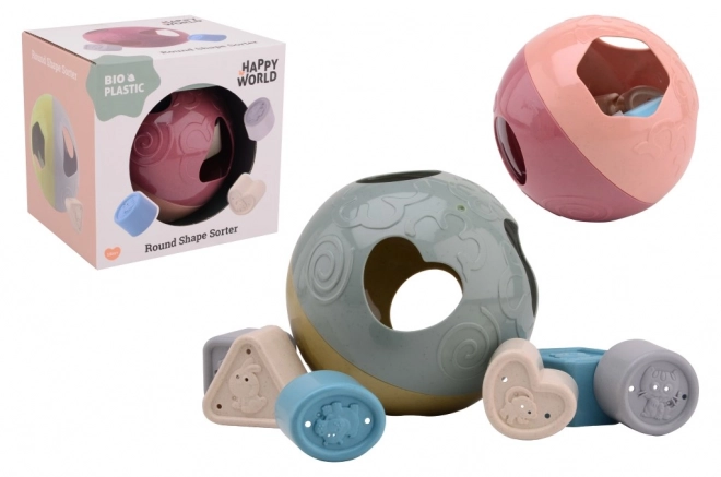 Jucărie de sortare forme Happy World bio plastic