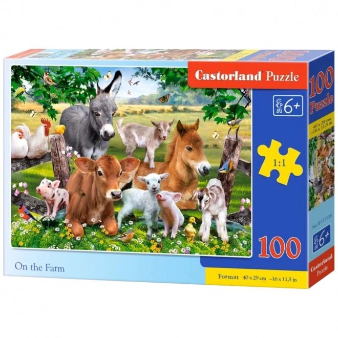 Puzzle Ferma 100 Piese Castorland