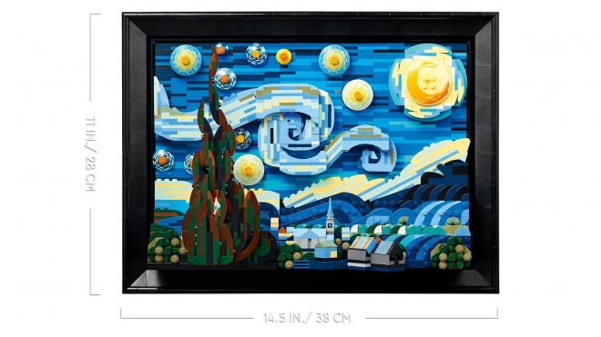 Lego Starry Night de Vincent van Gogh