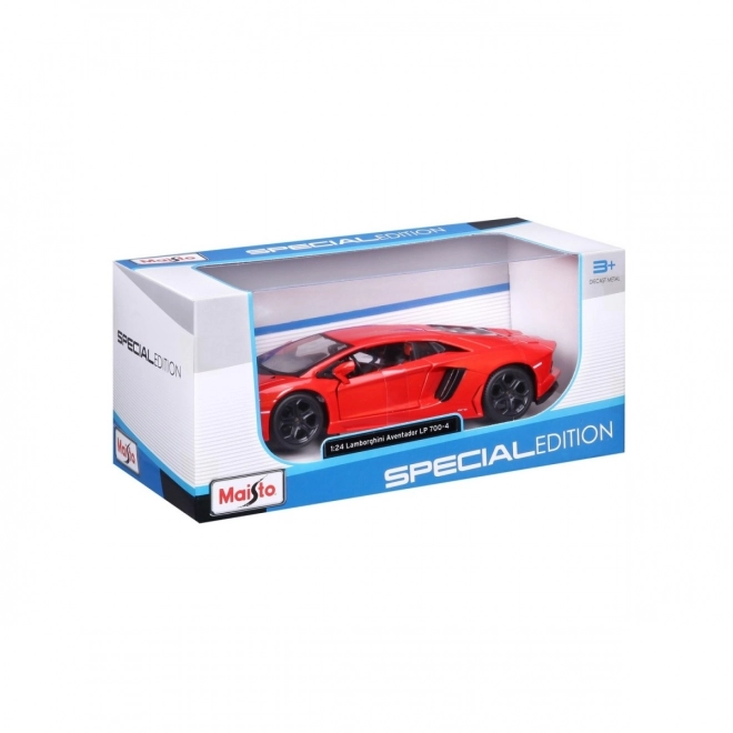 Model de mașină Lamborghini Aventador Coupé Maisto, metalic, 1:24