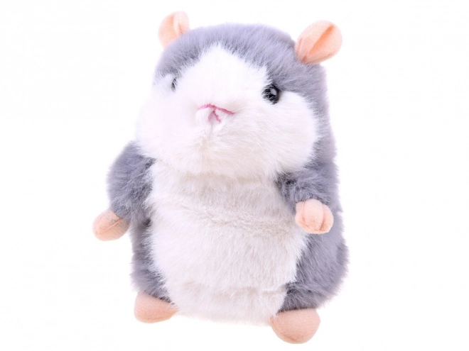 Hamster pluș interactiv și amuzant – Gri