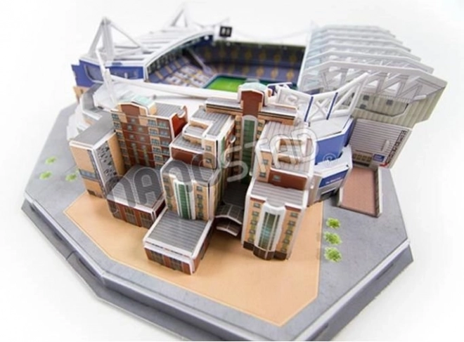 Puzzle 3D stadion Stamford Bridge FC Chelsea