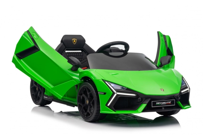 Mașinuță electrică Lamborghini Revuelto verde