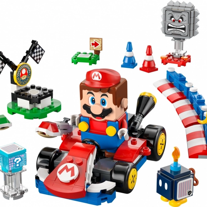 LEGO Super Mario Mario Kart - Figurină interactivă și Kart Standard