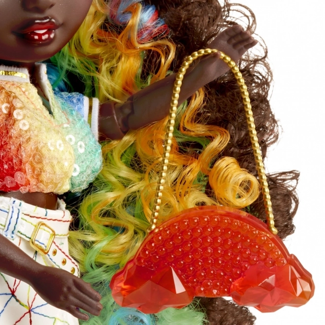 Păpușa Rainbow High Creative Crystals Iris Bow