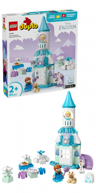 LEGO Duplo Disney Regatul de Gheata Anna, Elsa și sărbătoarea la castel