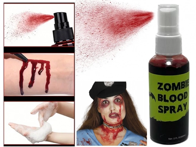 Spray sânge halloween machiaj demontabil 60ml