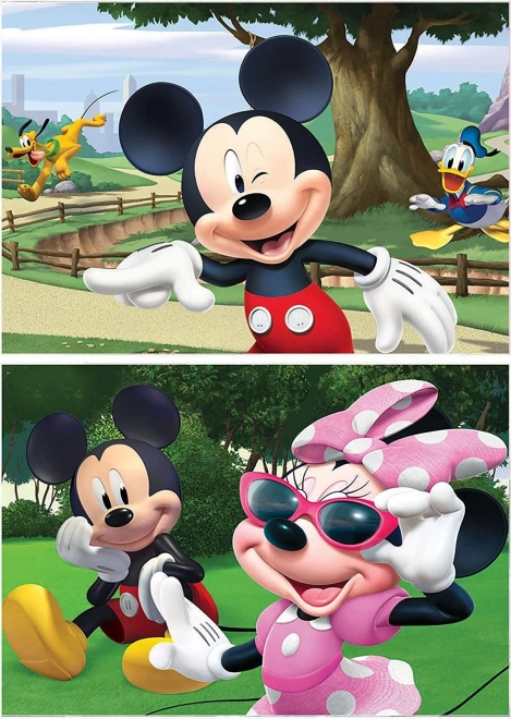 puzzle Mickey și prietenii 2x20 piese