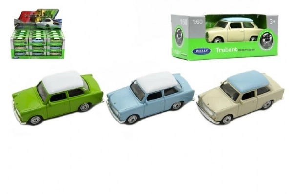 Mașinuță din metal Trabant 1:60 7cm