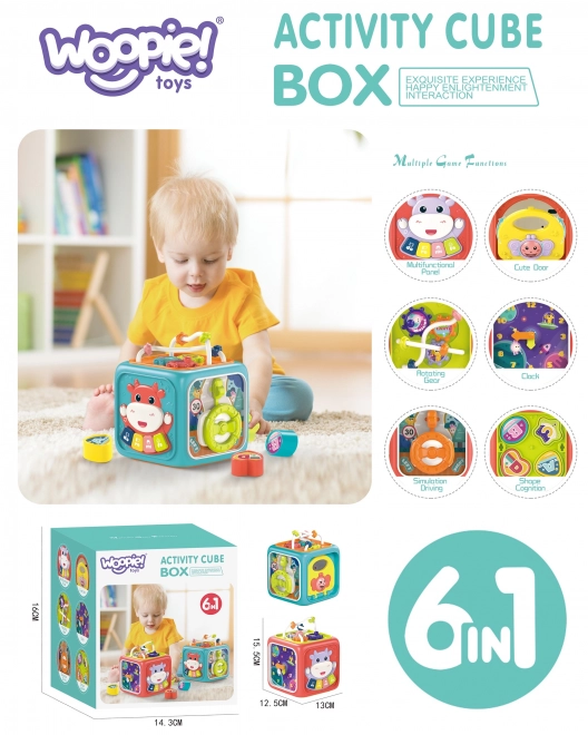Cub senzorial educativ Woopie Montessori