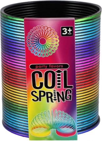 Spirală de plastic colorată 8,5 cm