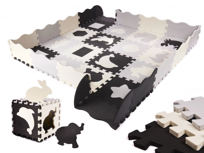 Puzzle piankowe contrast pentru copii