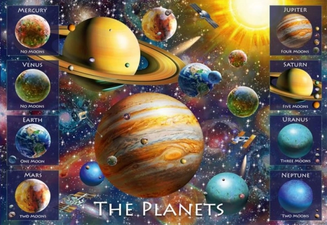 Puzzle Planete 100 de Piese