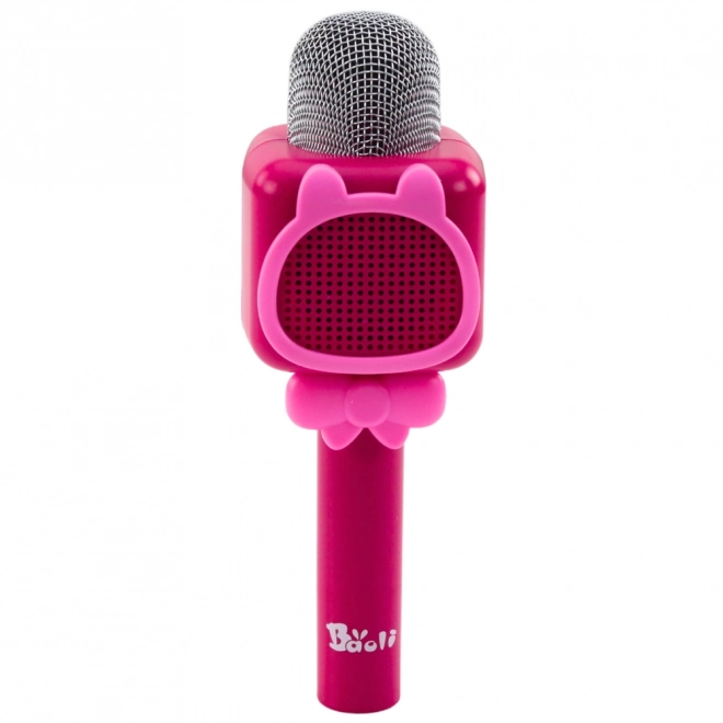 Microfon karaoke wireless Bluetooth roz