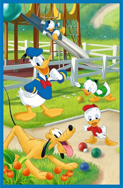 Puzzle Echipa Mickey Mouse 3x80 de piese