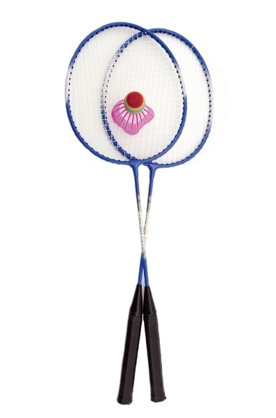 Set badminton cu 2 rachete și 1 minge