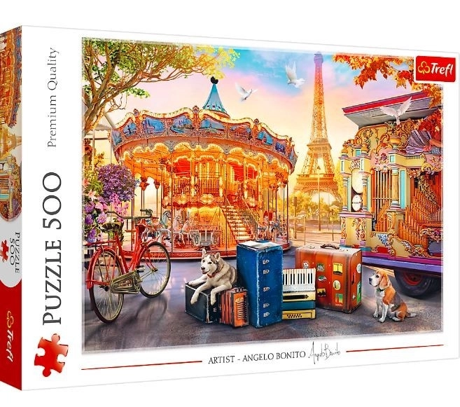 Puzzle Vacanță în Paris 500 piese