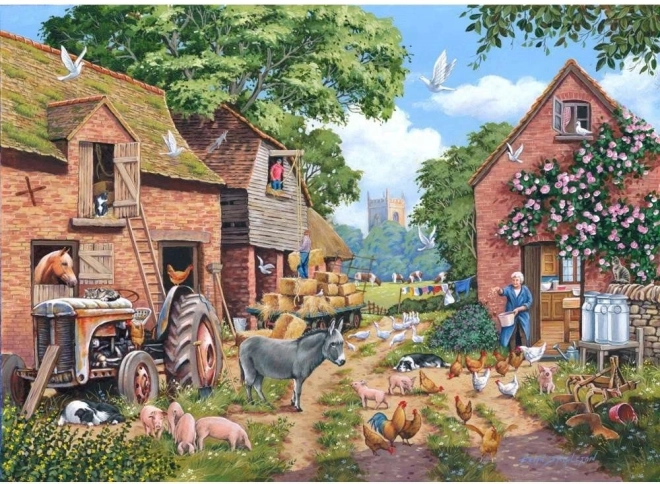 House of Puzzles Puzzle Focus pe fermă 1000 piese