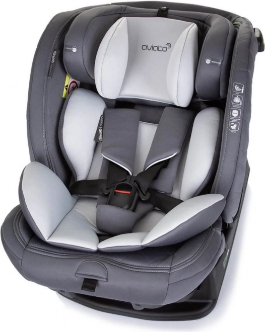 Scaun auto Chipolino Aviato i-Size, ash grey