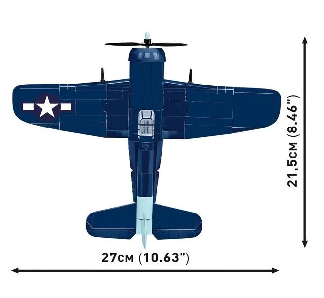 Set de construcție Grumman F6F Hellcat cu 235 de piese