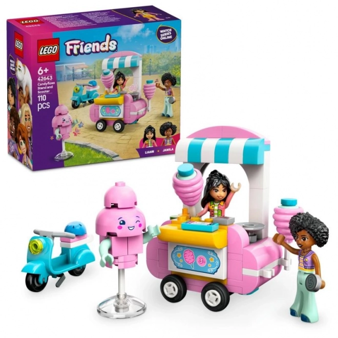 Lego Friends Stand cu vată de zahăr și scuter
