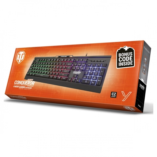 Tastatură gaming metalică ediție limitată World Of Tanks